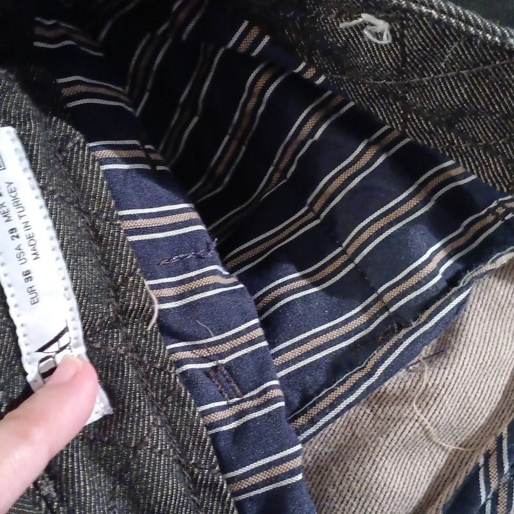 Zara Men's Black Pants Size 29 Inseam 27